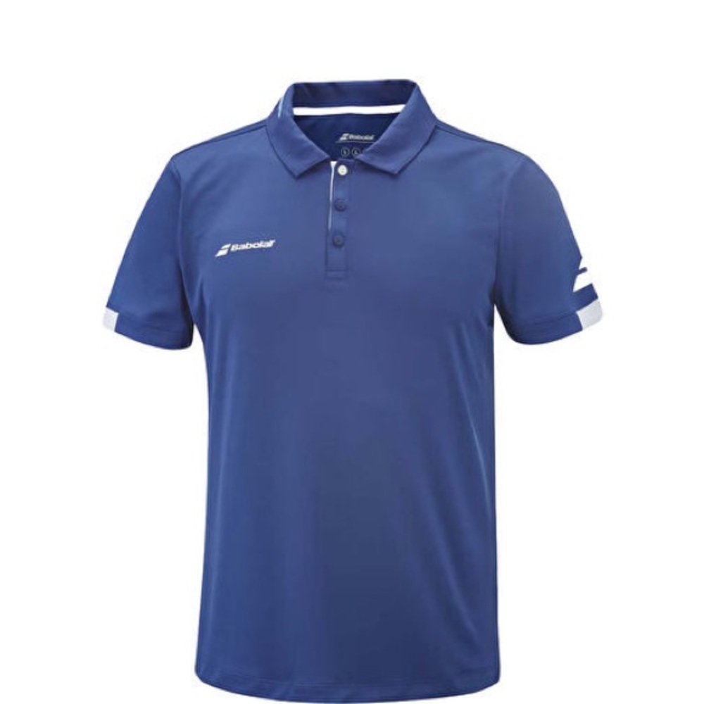 Babolat Men's Blue Polo Shirt